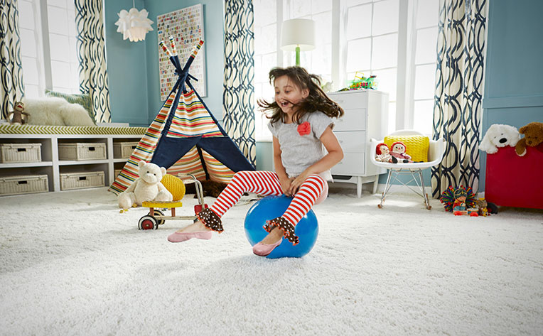 Stainmaster carpet in a playroom
